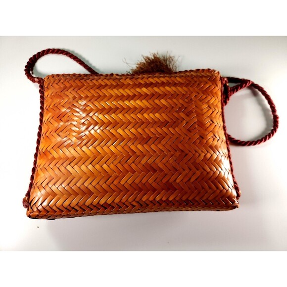 Vintage Mister Ernest Woven Straw Wicker Philippines Handbag - Picture 4 of 5